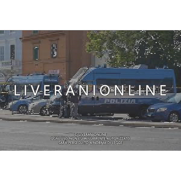 Città del Vaticano - 25 Aprile 2025 Preparativi dei media e servizio d\'ordine e Sicurezza delle Forze dell\'ordine nella zona di San Pietro in vista del funerale di Papa Francesco Nella Foto: Vista Generale - Polizia  Andrea Bracaglia - AGENZIA ALDO LIVERANI SAS