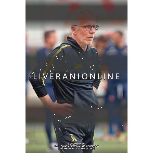 TVEM April 25, 2025 Bari, Italy - SSC Bari vs Modena FC 1912 - Italian soccer serie B 2024/25 - San Nicola Stadium. In the pic: coach Paolo Mandelli of Modena FC 1912 ©TVEM Emmanuele Mastrodonato - AGENZIA ALDO LIVERANI SAS