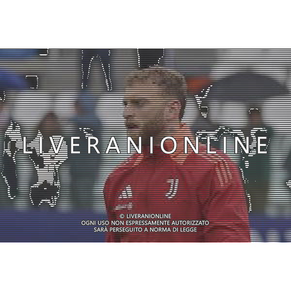 Michele Di Gregorio of Juventus FC during Parma Calcio vs Juventus FC, 33° Serie A Enilive 2024-25 game at Ennio Tardini stadium in Parma (PR), Italy, on April 23, 2025. (Photo by Davide Casentini)- AGENZIA ALDO LIVERANI SAS