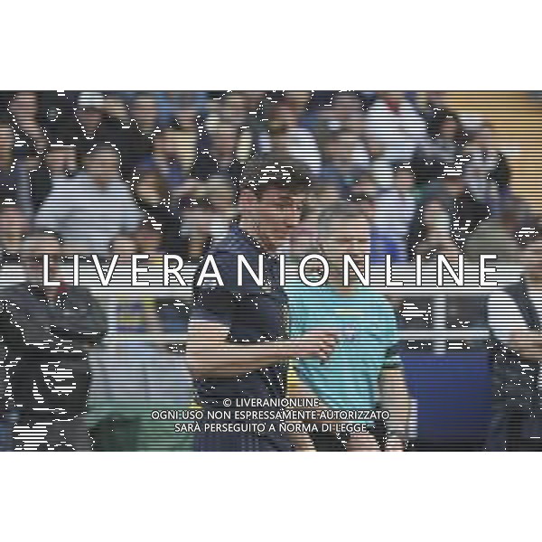 Andrea Cambiaso of Juventus FC expresses surprise during Parma Calcio vs Juventus FC, 33° Serie A Enilive 2024-25 game at Ennio Tardini stadium in Parma (PR), Italy, on April 23, 2025. (Photo by Davide Casentini)- AGENZIA ALDO LIVERANI SAS