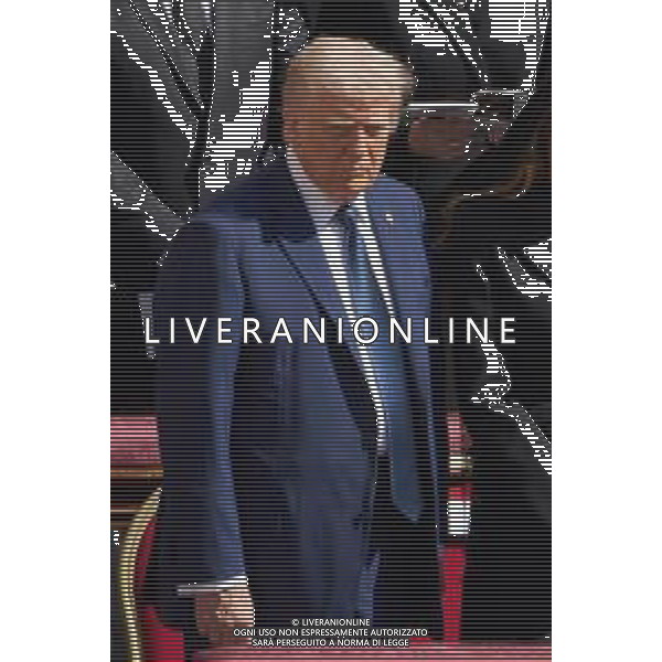 Citta’ del Vaticano - 26 Aprile 2025 Capi di Stato e Personalita’ Internazionali al Funerale di Papa Francesco Nella Foto: Donald Trump, Melania Trump  Andrea Bracaglia- AGENZIA ALDO LIVERANI SAS