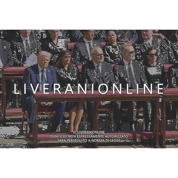 Citta’ del Vaticano - 26 Aprile 2025 Capi di Stato e Personalita’ Internazionali al Funerale di Papa Francesco Nella Foto: Donald Trump, Melania Trump, Filippo VI of Spagna, Letizia Ortiz  Andrea Bracaglia- AGENZIA ALDO LIVERANI SAS