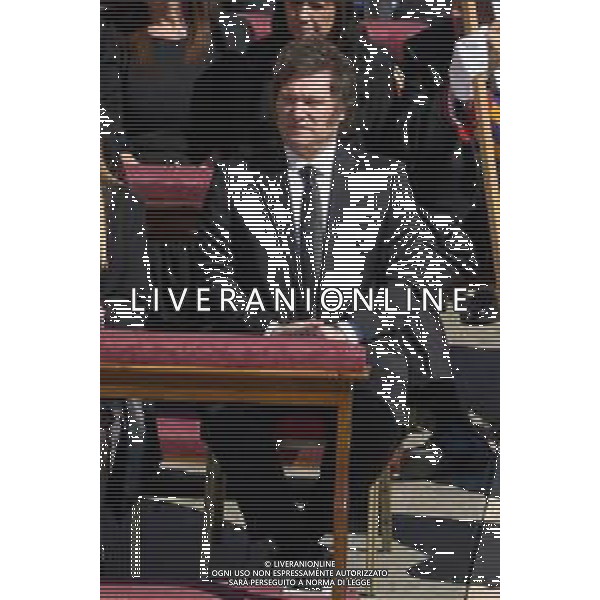 Citta’ del Vaticano - 26 Aprile 2025 Capi di Stato e Personalita’ Internazionali al Funerale di Papa Francesco Nella Foto: Javier Milei  Andrea Bracaglia- AGENZIA ALDO LIVERANI SAS