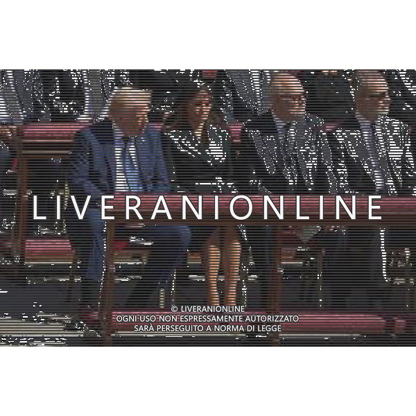 Citta’ del Vaticano - 26 Aprile 2025 Capi di Stato e Personalita’ Internazionali al Funerale di Papa Francesco Nella Foto: Donald Trump, Melania Trump  Andrea Bracaglia- AGENZIA ALDO LIVERANI SAS