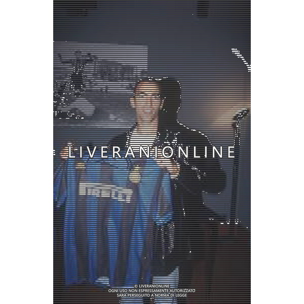 DIAP-RETROSPETTIVA YOURI DYORKAEFF CALCIATORE NELLA FOTO YOURI DYORKAEFF A NMILANO IN UN INTERVISTA COL GIORNALISTA GERMANO BOVOLENTA AG ALDO LIVERNI SAS