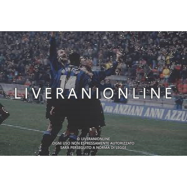 DIAP-RETROSPETTIVA YOURI DYORKAEFF CALCIATORE NELLA FOTO YOURI DYORKAEFF CON LA MAGLIA DELL\'INTER AG ALDO LIVERNI SAS