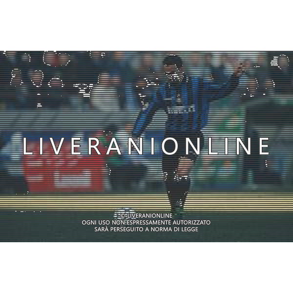 DIAP-RETROSPETTIVA YOURI DYORKAEFF CALCIATORE NELLA FOTO YOURI DYORKAEFF CON LA MAGLIA DELL\'INTER AG ALDO LIVERNI SAS