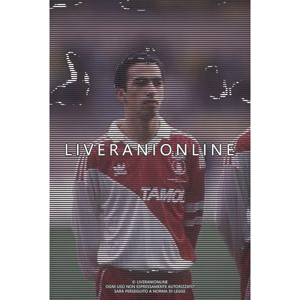 DIAP-RETROSPETTIVA YOURI DYORKAEFF CALCIATORE NELLA FOTO YOURI DYORKAEFF CON LA MAGLIA DEL MONACO AG ALDO LIVERNI SAS