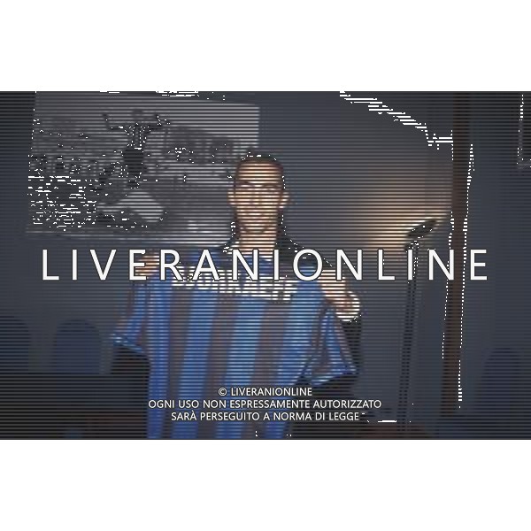 DIAP-RETROSPETTIVA YOURI DYORKAEFF CALCIATORE NELLA FOTO YOURI DYORKAEFF A NMILANO IN UN INTERVISTA COL GIORNALISTA GERMANO BOVOLENTA AG ALDO LIVERNI SAS