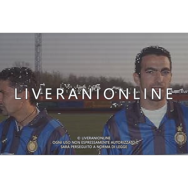 DIAP-RETROSPETTIVA YOURI DYORKAEFF CALCIATORE NELLA FOTO YOURI DYORKAEFF CON LA MAGLIA DELL\'INTER AG ALDO LIVERNI SAS