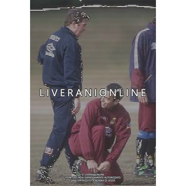 DIAP-RETROSPETTIVA YOURI DYORKAEFF CALCIATORE NELLA FOTO YOURI DYORKAEFF CON ROY HODGSON AG ALDO LIVERNI SAS