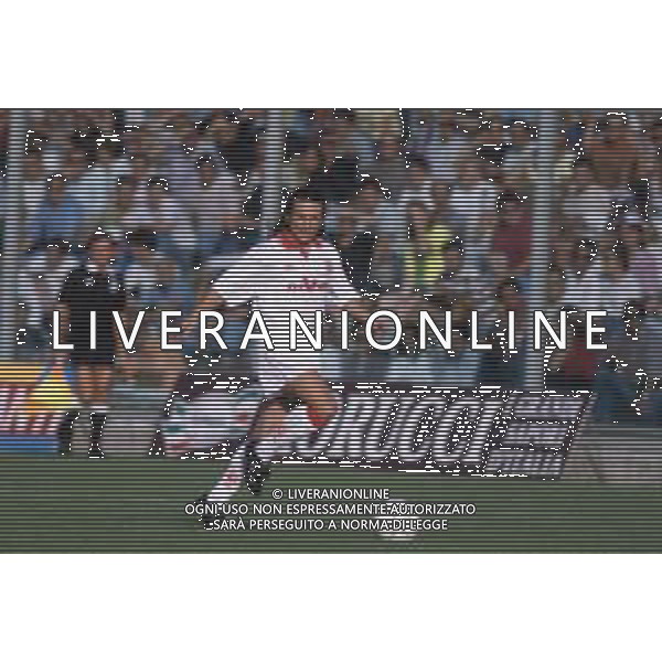 DIAP-RETROSPETTIVA SERGIO FABIAN ZARATE CALCIATORE NELLA FOTO SERGIO FABIAN ZARATE CON LA MAGLIA DELL\'ANCONA CALCIO AG ALDO LIVERANI SAS