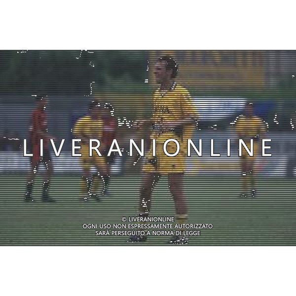 DIAP-RETROSPETTIVA NICOLA ZANINI CALCIATORE NELLA FOTO NICOLA ZANINI CON LA MAGLIA DEL VERONA CALCIO AG ALDO LIVERANI SAS