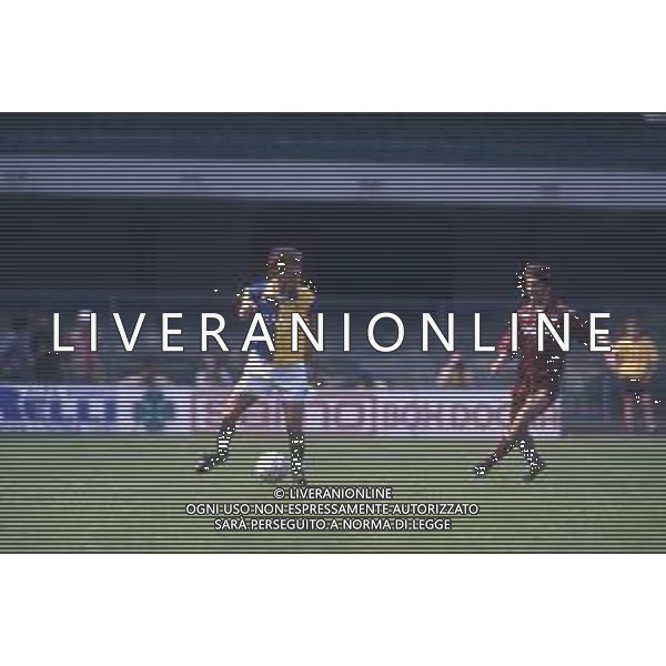 DIAP-RETROSPETTIVA NICOLA ZANINI CALCIATORE NELLA FOTO NICOLA ZANINI CON LA MAGLIA DEL VERONA CALCIO AG ALDO LIVERANI SAS