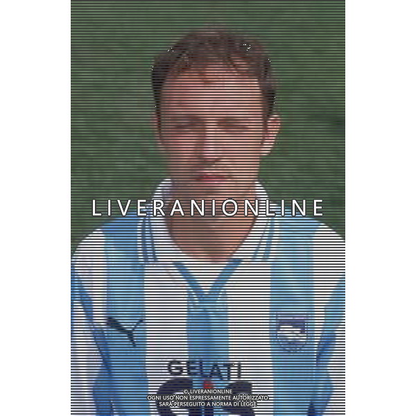 DIAP-RETROSPETTIVA NICOLA ZANINI CALCIATORE NELLA FOTO NICOLA ZANINI CON LA MAGLIA DEL PESCARA CALCIO AG ALDO LIVERANI SAS