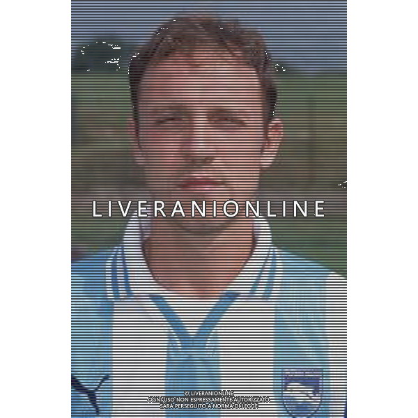 DIAP-RETROSPETTIVA NICOLA ZANINI CALCIATORE NELLA FOTO NICOLA ZANINI CON LA MAGLIA DEL PESCARA CALCIO AG ALDO LIVERANI SAS