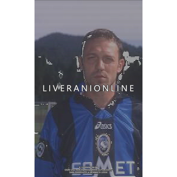 DIAP-RETROSPETTIVA NICOLA ZANINI CALCIATORE NELLA FOTO NICOLA ZANINI CON LA MAGLIA DELL\'ATALANTA CALCIO AG ALDO LIVERANI SAS