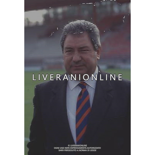 Il Presidente del Perugia Calcio Luciano Gaucci 1992/93 ph archivio giovanni liverani/ag aldo liverani