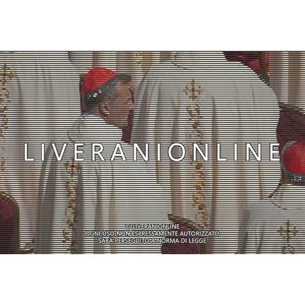 Citta’ del Vaticano - 27 Aprile 2025 Novendiali - Santa Messa Dipendenti e Fedeli della Citta’ del Vaticano Nella Foto:  Andrea Bracaglia- AGENZIA ALDO LIVERANI SAS