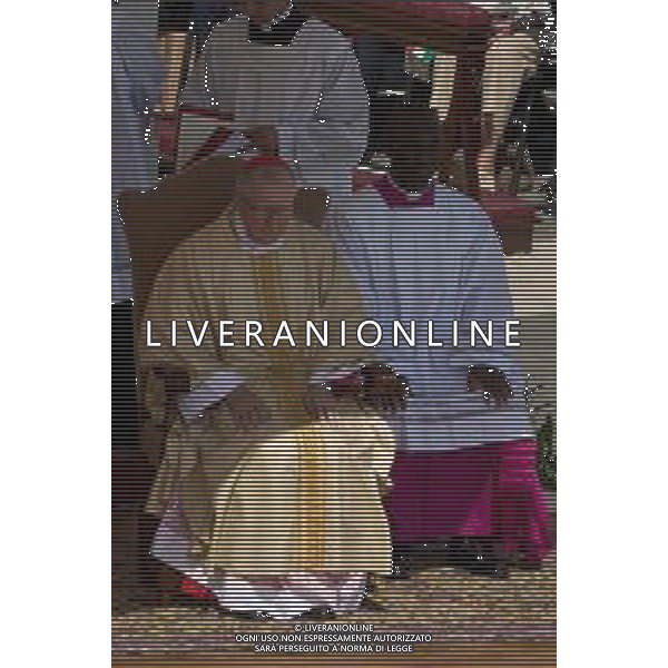 Citta’ del Vaticano - 27 Aprile 2025 Novendiali - Santa Messa Dipendenti e Fedeli della Citta’ del Vaticano Nella Foto:  Andrea Bracaglia- AGENZIA ALDO LIVERANI SAS