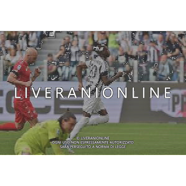 Torino 27.04.2025 Allianz Stadium @Manuela Viganti /Ag. Aldo Liverani sas Juventus vs Monza Campionato Calcio Serie A Enilive 2024/2025 34a giornata Nella foto: esultanza randal kolo muani dopo il gol