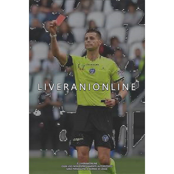 Torino 27.04.2025 Allianz Stadium @Manuela Viganti /Ag. Aldo Liverani sas Juventus vs Monza Campionato Calcio Serie A Enilive 2024/2025 34a giornata Nella foto: l\'arbitro daniele perenzoni espelle kenan yildiz - Cartellino Rosso ©Viganti - AGENZIA ALDO LIVERANI SAS