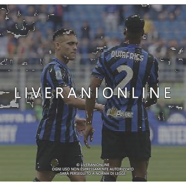 LAUTARO MARTINEZ E DENZEL DUMFRIES -INTER - ROMA CAMPIONATO CALCIO SERIE A 27.04.2025 ©PAOLO GIAMPIETRI- AGENZIA ALDO LIVERANI SAS