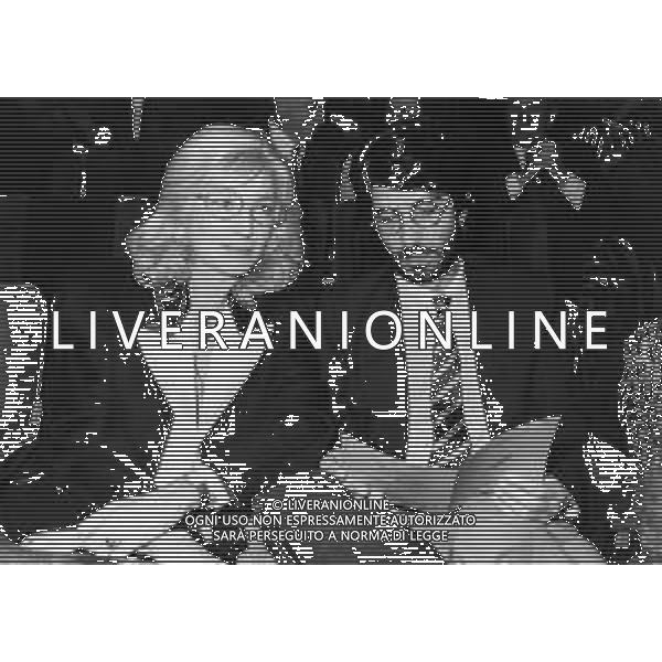 MONICA VITTI, attrice italiana di teatro, cinema e televisione - RETROSPETTIVA Nella foto con il marito Roberto Russo ©Archivio Giovanni Liverani / AG. ALDO LIVERANI SAS
