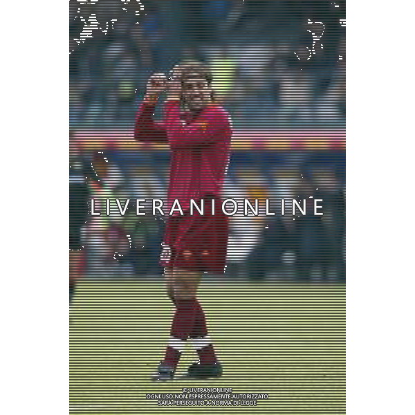 VENEZIA - ROMA 07/04/2002 NELLA FOTO BATISTUTA GABRIEL FOTO ALDO LIVERANI