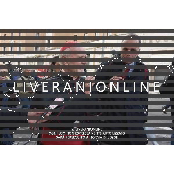 Città’ del Vaticano Roma - 28 Aprile 2025 Arrivi ed Uscite dalla congregazione dei Cardinali Nella Foto: Cardinal Vicente Bokalic Iglic  Andrea Bracaglia - AGENZIA ALDO LIVERANI SAS