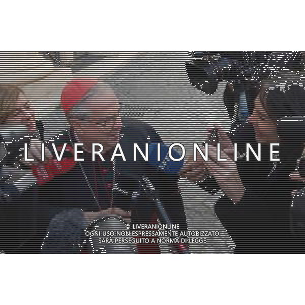 Città’ del Vaticano Roma - 28 Aprile 2025 Arrivi ed Uscite dalla congregazione dei Cardinali Nella Foto:  Andrea Bracaglia - AGENZIA ALDO LIVERANI SAS