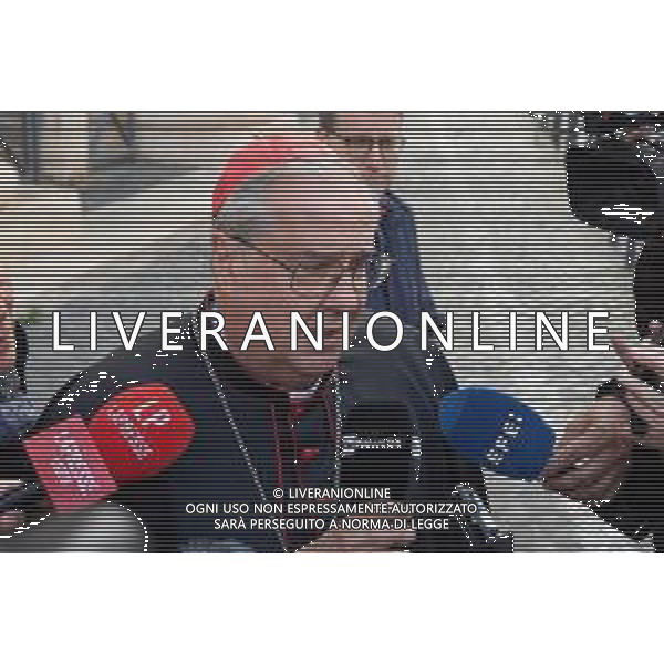 Città’ del Vaticano Roma - 28 Aprile 2025 Arrivi ed Uscite dalla congregazione dei Cardinali Nella Foto:  Andrea Bracaglia - AGENZIA ALDO LIVERANI SAS