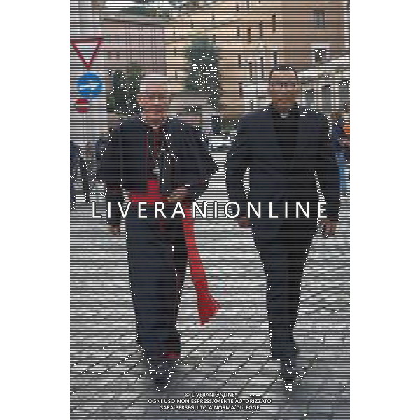 Città’ del Vaticano Roma - 28 Aprile 2025 Arrivi ed Uscite dalla congregazione dei Cardinali Nella Foto:  Andrea Bracaglia - AGENZIA ALDO LIVERANI SAS
