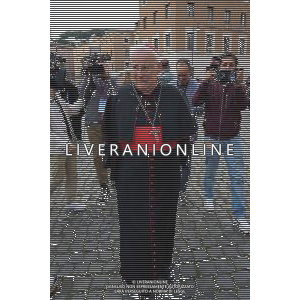 Città’ del Vaticano Roma - 28 Aprile 2025 Arrivi ed Uscite dalla congregazione dei Cardinali Nella Foto:  Andrea Bracaglia - AGENZIA ALDO LIVERANI SAS