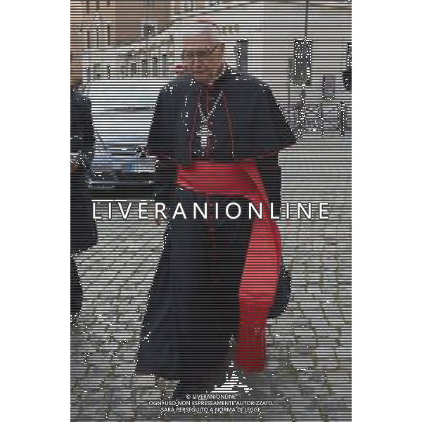 Città’ del Vaticano Roma - 28 Aprile 2025 Arrivi ed Uscite dalla congregazione dei Cardinali Nella Foto:  Andrea Bracaglia - AGENZIA ALDO LIVERANI SAS
