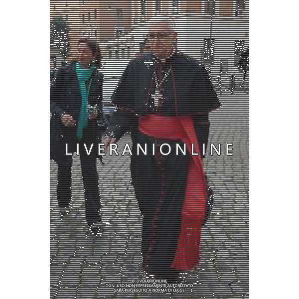Città’ del Vaticano Roma - 28 Aprile 2025 Arrivi ed Uscite dalla congregazione dei Cardinali Nella Foto:  Andrea Bracaglia - AGENZIA ALDO LIVERANI SAS