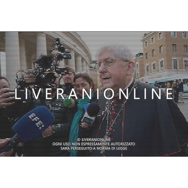 Città’ del Vaticano Roma - 28 Aprile 2025 Arrivi ed Uscite dalla congregazione dei Cardinali Nella Foto:  Andrea Bracaglia - AGENZIA ALDO LIVERANI SAS
