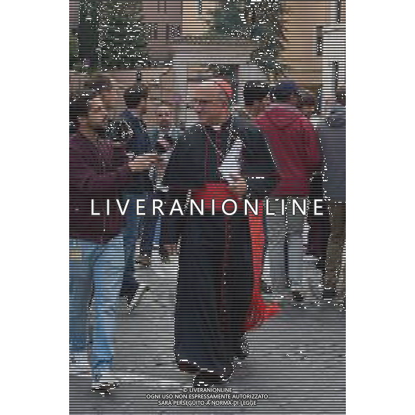 Città’ del Vaticano Roma - 28 Aprile 2025 Arrivi ed Uscite dalla congregazione dei Cardinali Nella Foto: Cardinal Fernando Natalio Chomali’ Garib  Andrea Bracaglia - AGENZIA ALDO LIVERANI SAS