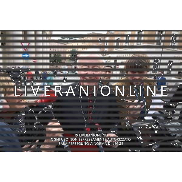 Città’ del Vaticano Roma - 28 Aprile 2025 Arrivi ed Uscite dalla congregazione dei Cardinali Nella Foto: Cardinal Vincent Nichols  Andrea Bracaglia - AGENZIA ALDO LIVERANI SAS