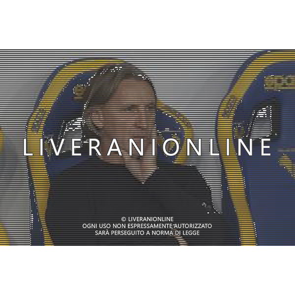 Davide Nicola Head Coach of Cagliari Calcio during Hellas Verona FC vs Cagliari Calcio, 34° Serie A Enilive 2024-25 game at Marcantonio Bentegodi stadium in Verona (VR), Italy, on April 28, 2025. (Photo by Davide Casentini)- AGENZIA ALDO LIVERANI SAS