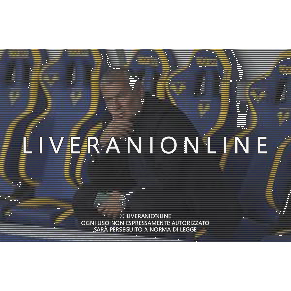 Sean Sogliano Sport Director of Hellas Verona FC during Hellas Verona FC vs Cagliari Calcio, 34° Serie A Enilive 2024-25 game at Marcantonio Bentegodi stadium in Verona (VR), Italy, on April 28, 2025. (Photo by Davide Casentini)- AGENZIA ALDO LIVERANI SAS