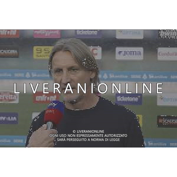 Davide Nicola Head Coach of Cagliari Calcio during Hellas Verona FC vs Cagliari Calcio, 34° Serie A Enilive 2024-25 game at Marcantonio Bentegodi stadium in Verona (VR), Italy, on April 28, 2025. (Photo by Davide Casentini)- AGENZIA ALDO LIVERANI SAS