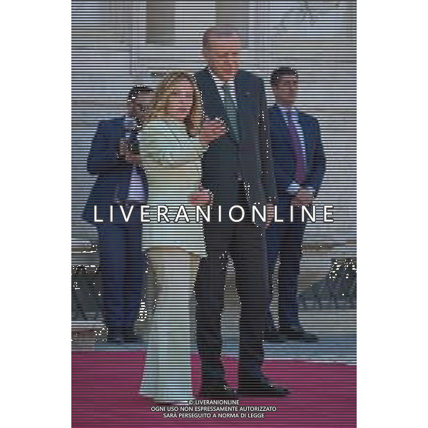 Roma - 29 Aprile 2025 Incontro tra il Presidente del Consiglio Giorgia Meloni ed il Presidente Turco Recep Tayyip Erdogan Nella Foto: Giorgia Meloni, Recep Tayyip Erdogan  Andrea Bracaglia - AGENZIA ALDO LIVERANI SAS