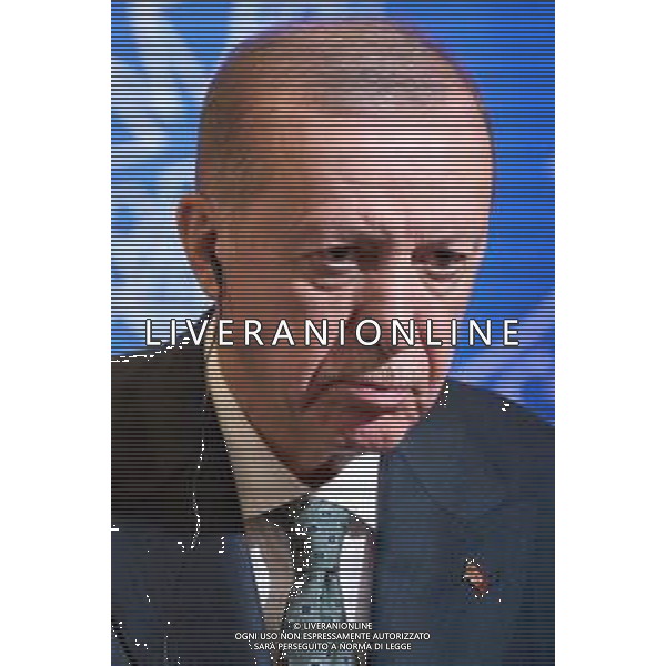 Roma - 29 Aprile 2025 Conferenza Stampa relativa all\'incontro tra il Presidente del Consiglio Giorgia Meloni ed il Presidente della Repubblica di Turchia Recep Tayyip Erdogan Nella foto: Recep Tayyip Erdogan Andrea Bracaglia - AGENZIA ALDO LIVERANI SAS