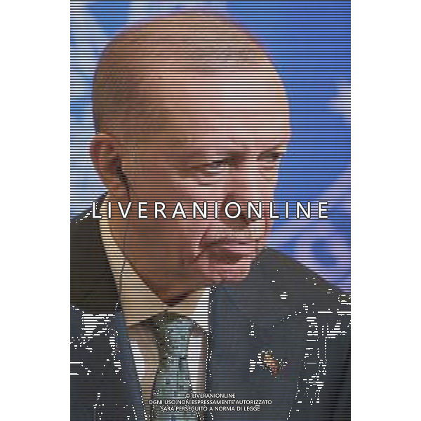 Roma - 29 Aprile 2025 Conferenza Stampa relativa all\'incontro tra il Presidente del Consiglio Giorgia Meloni ed il Presidente della Repubblica di Turchia Recep Tayyip Erdogan Nella foto: Recep Tayyip Erdogan Andrea Bracaglia - AGENZIA ALDO LIVERANI SAS