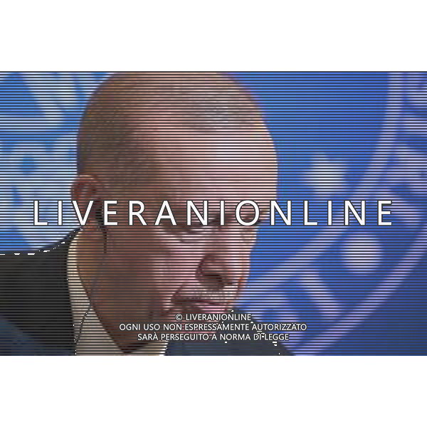 Roma - 29 Aprile 2025 Conferenza Stampa relativa all\'incontro tra il Presidente del Consiglio Giorgia Meloni ed il Presidente della Repubblica di Turchia Recep Tayyip Erdogan Nella foto: Recep Tayyip Erdogan Andrea Bracaglia - AGENZIA ALDO LIVERANI SAS