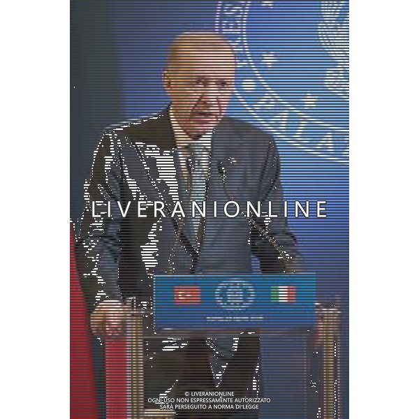 Roma - 29 Aprile 2025 Conferenza Stampa relativa all\'incontro tra il Presidente del Consiglio Giorgia Meloni ed il Presidente della Repubblica di Turchia Recep Tayyip Erdogan Nella foto: Recep Tayyip Erdogan Andrea Bracaglia - AGENZIA ALDO LIVERANI SAS