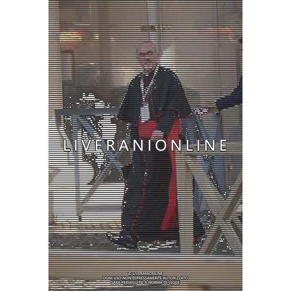 Roma - 30 Aprile 2025 Arrivi Cardinali alle Congregazioni Nella Foto: Cardinal Pier Luigi Pizzaballa  Andrea Bracaglia- AGENZIA ALDO LIVERANI SAS