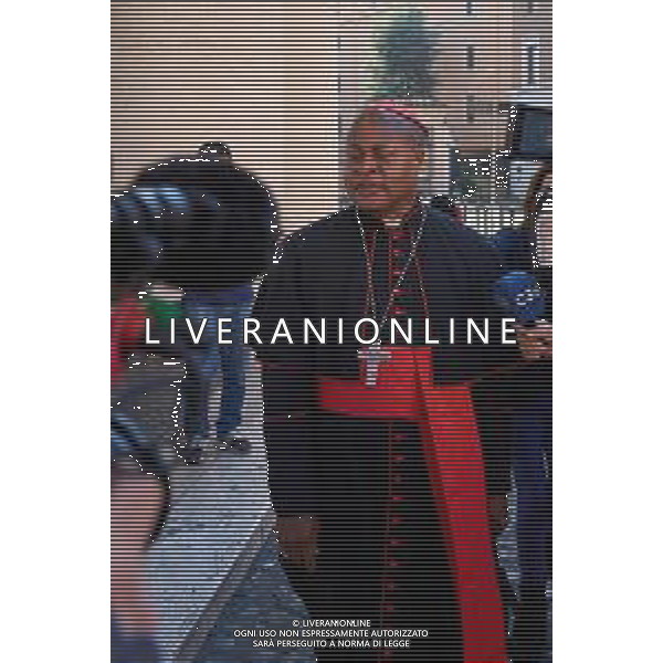 Roma - 30 Aprile 2025 Arrivi Cardinali alle Congregazioni Nella Foto: Cardinal Fridolin Ambongo Besungu  Andrea Bracaglia- AGENZIA ALDO LIVERANI SAS