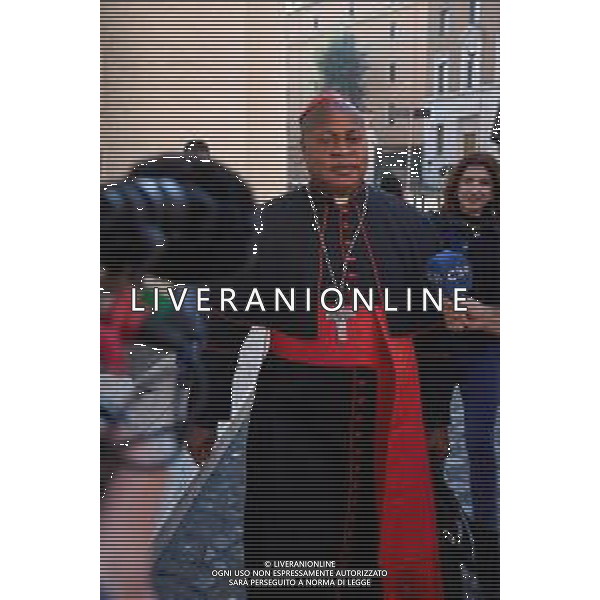 Roma - 30 Aprile 2025 Arrivi Cardinali alle Congregazioni Nella Foto: Cardinal Fridolin Ambongo Besungu  Andrea Bracaglia- AGENZIA ALDO LIVERANI SAS